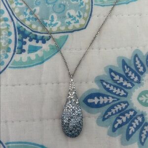 Swarovski Crystal Teardrop Pendant Necklace
